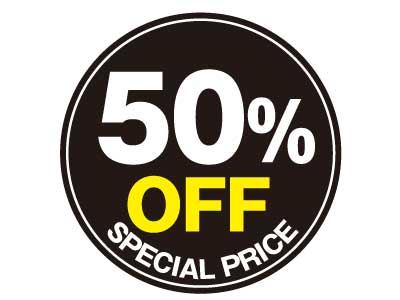 50OFF SPECIAL PRICE